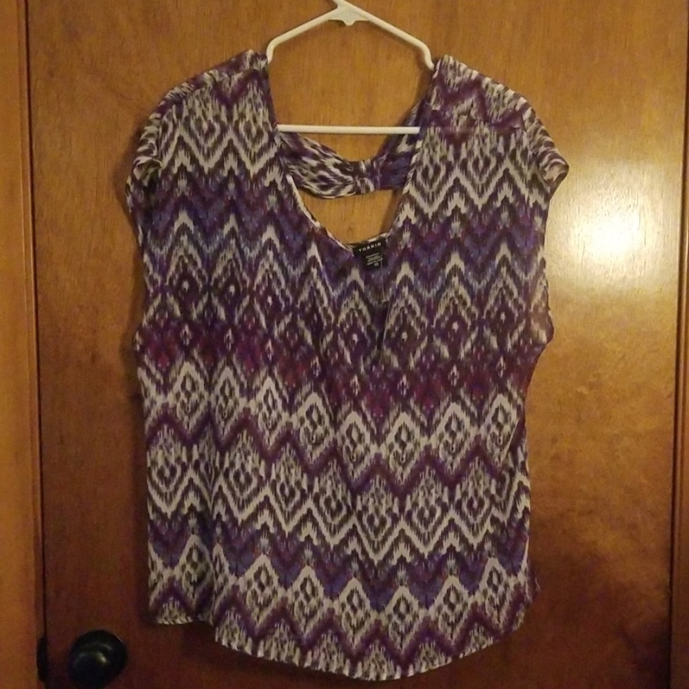Multi colored blouse from torrid never worn